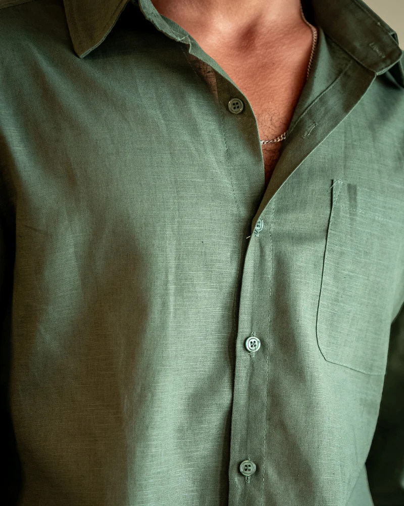 Cape Town - 100% Linen Shirt - Image 6