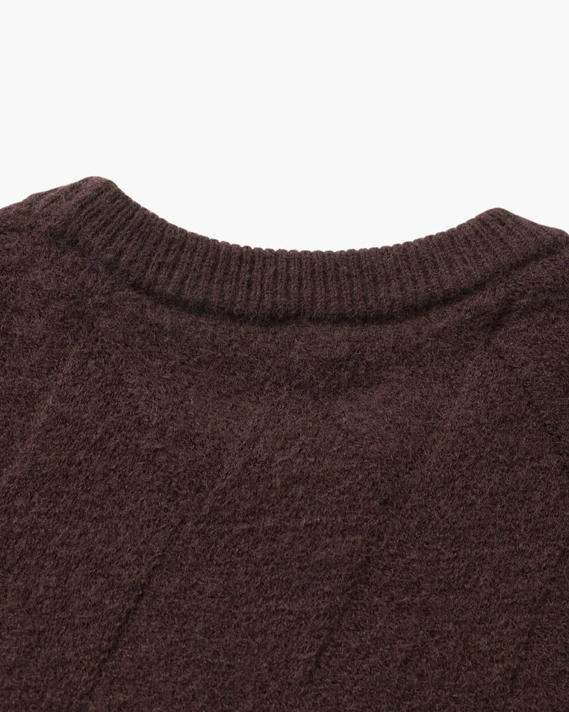Diamond Knit Crewneck Sweater - Image 19