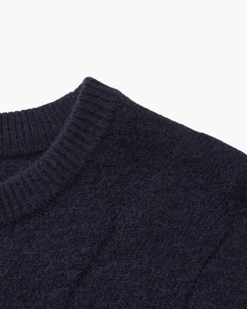 Diamond Knit Crewneck Sweater - Image 24