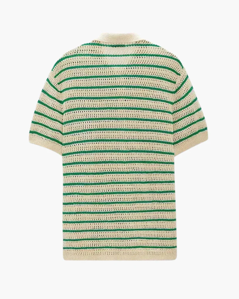 Marbella - Knitted Button Shirt - Image 4