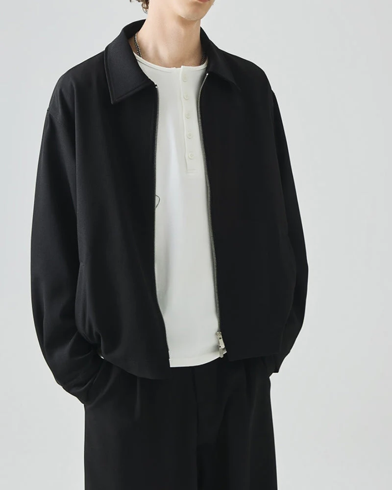 Minimalist Zip Jacket - Image 5