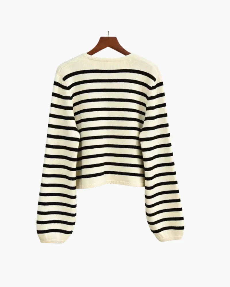 Premium Striped Wool Vest - Image 2