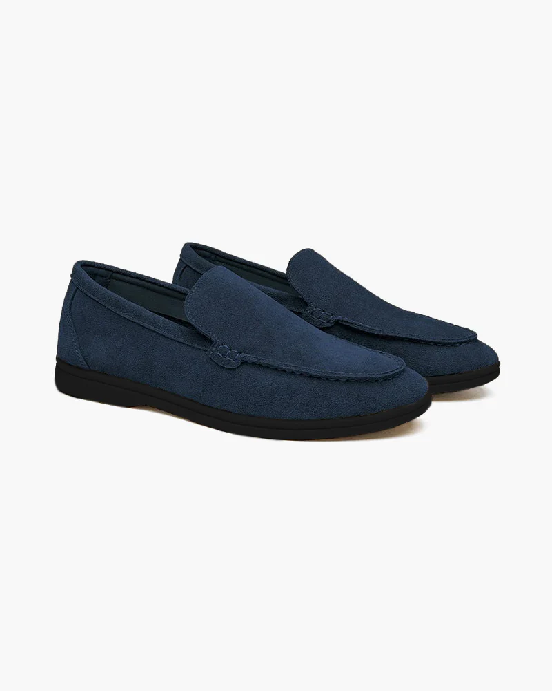Premium Suede Loafers - Black Soles - Image 9