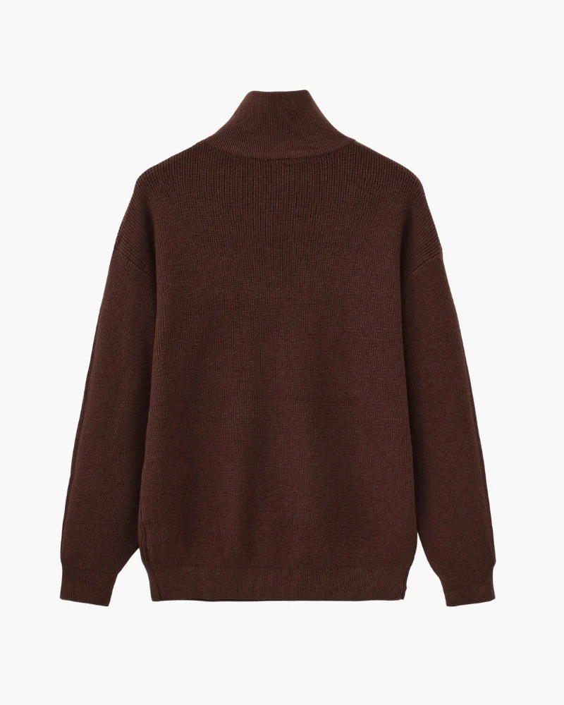 Refined Half-Zip Knit Pullover - Image 12