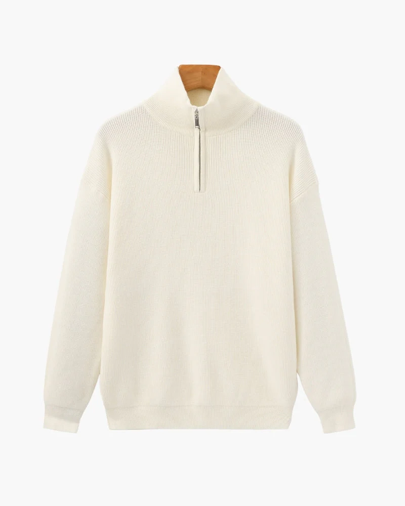Refined Half-Zip Knit Pullover - Image 40
