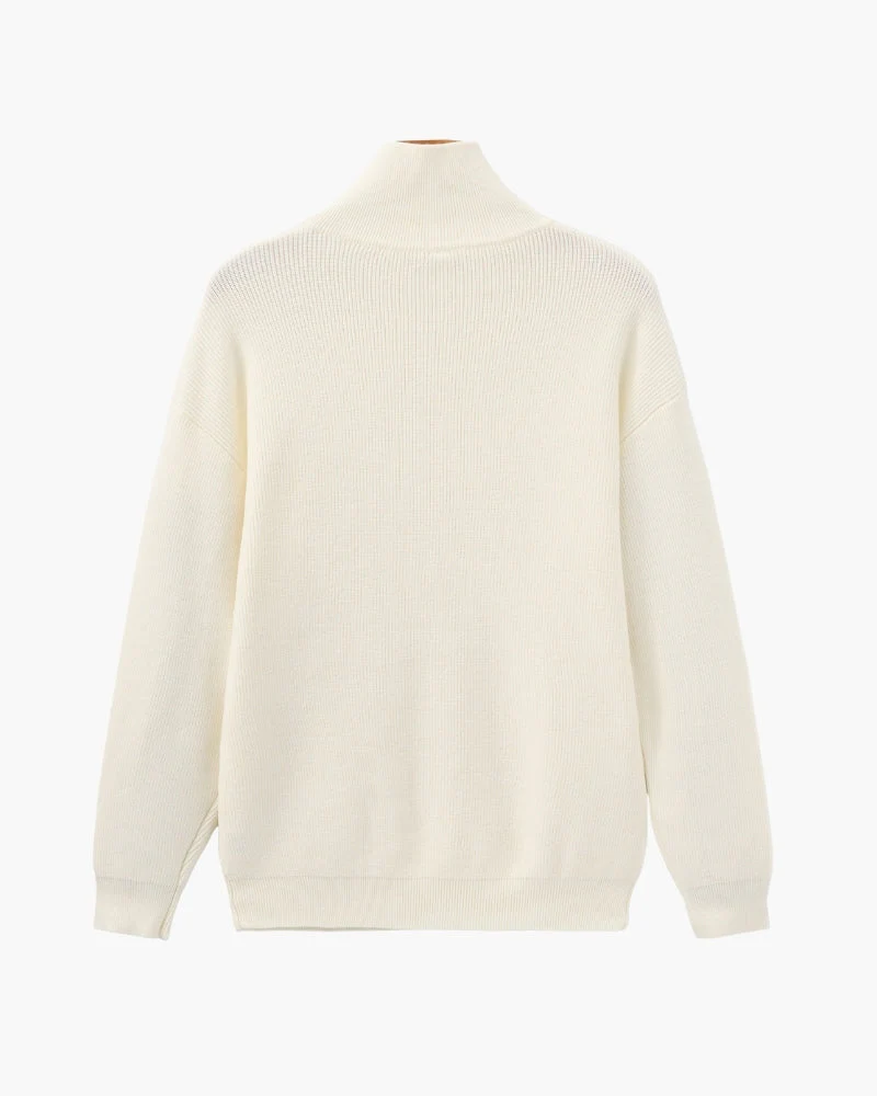 Refined Half-Zip Knit Pullover - Image 41