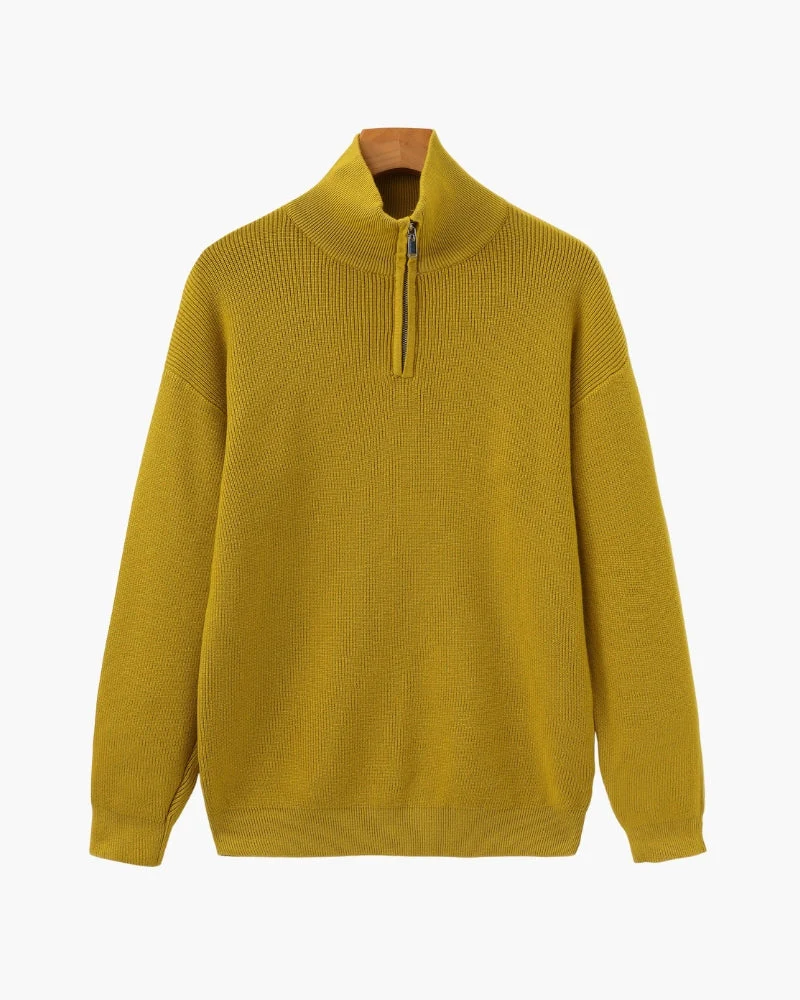 Refined Half-Zip Knit Pullover - Image 45