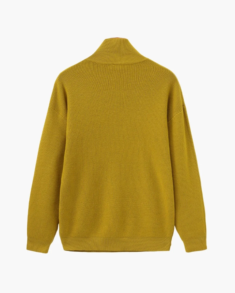 Refined Half-Zip Knit Pullover - Image 46