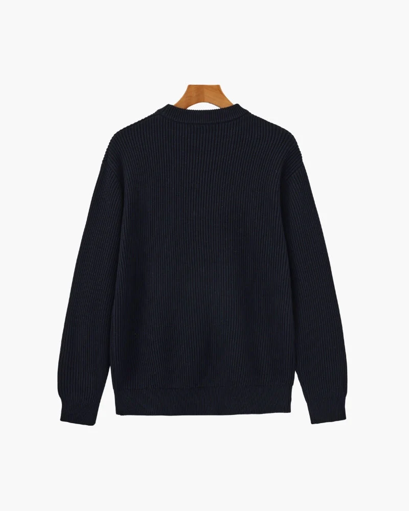 Rib Knit Crewneck - Image 2